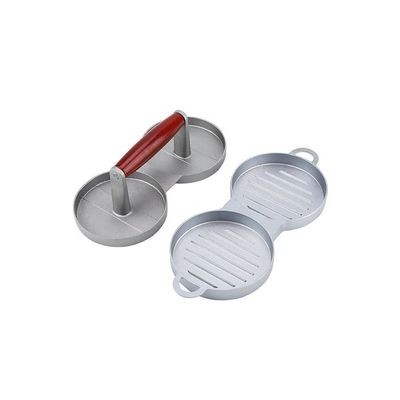 Double Burger Press Hamburger Patties Maker Multicolour 29centimeter