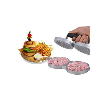 Double Burger Press Hamburger Patties Maker Multicolour 29centimeter