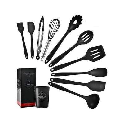 11-Piece Silicone Kitchen Utensils Set Multicolour One Size