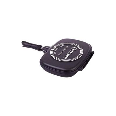 Double Grill Pan Black/Silver 36cm