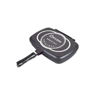 Double Sided Grill Pan Black 40cm