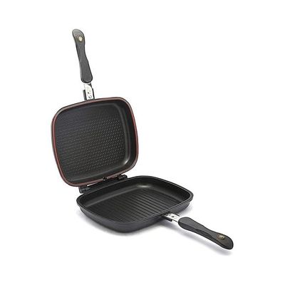 Double Sided Grill Pan Black 40cm