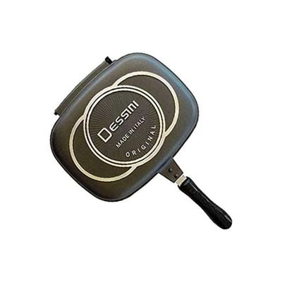 Double Side Die Casting Grill Pan Black 36centimeter