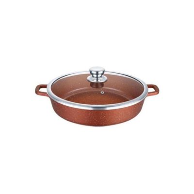 Shallow Cooking Pot Brown 28cm