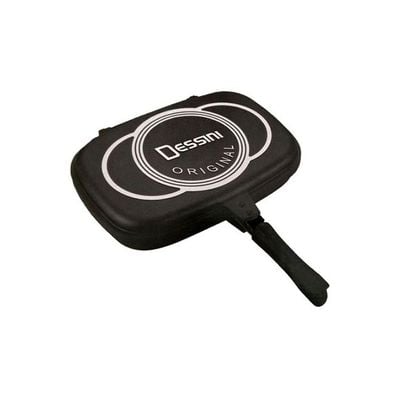 Non-stick Double Side Grill Pan Black 36cm