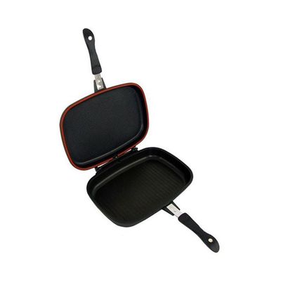 Double Sided Frypan Black 36centimeter