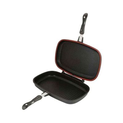 Double Fry Pan Black 40cm