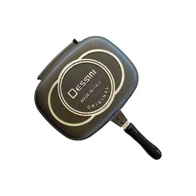 Double Sided Grill Pan Black 40cm