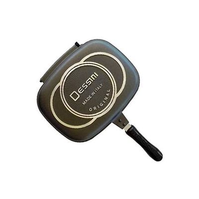 Double Side Die Casting Grill Pan Black 36centimeter