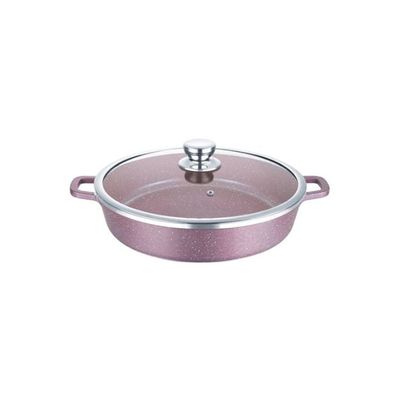 Shallow Cooking Pot Purple 36cm