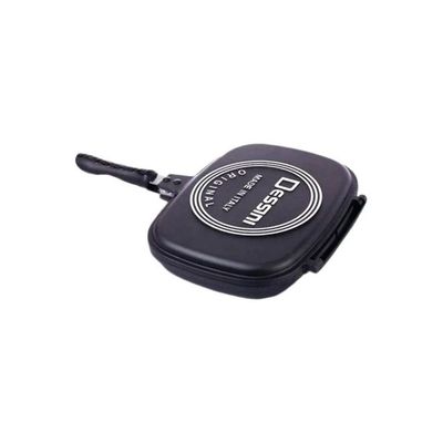 Double Grill Pan Black/Silver 32cm Double Grill Pan Black/Silver 32cm