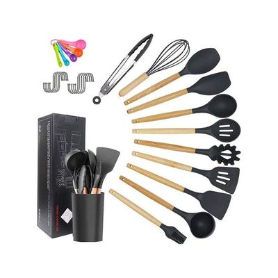 11-Piece Silicone Kitchen Utensils Set Multicolour one sizecm