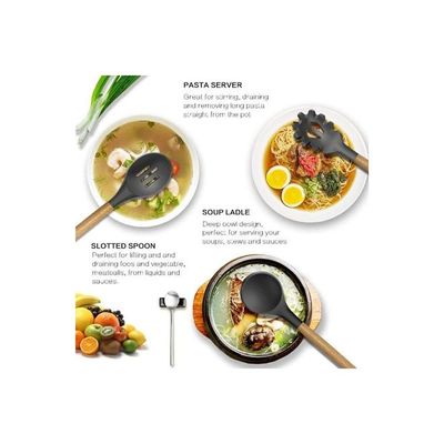 11-Piece Silicone Kitchen Utensils Set Multicolour one sizecm