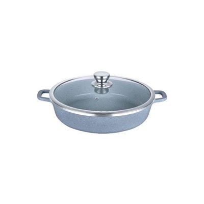 Shallow Cooking Pot Blue 36cm