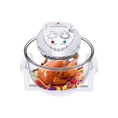 4 in 1 Multifunctional Oil-Free Light Wave Oven Air Frying Pan Multicolour 41 x 26 x 39cm