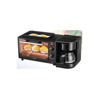 3 In 1 Breakfast Maker Black 3kg