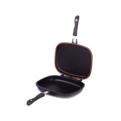 Aluminium Grilling Pan Black 36x15x20centimeter