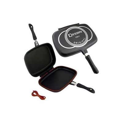 Aluminium Grilling Pan Black 36x15x20centimeter