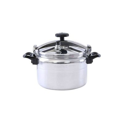 Stainless Steel Pressure Cooker 9L Silver/Black 9L