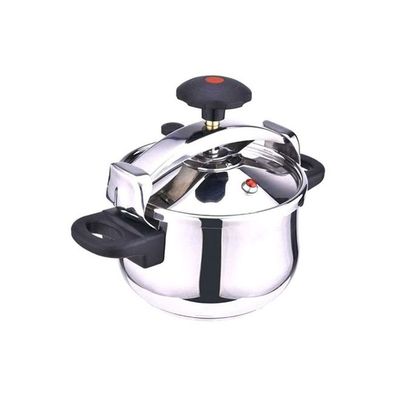 Stainless Steel Pressure Cooker 9L Silver/Black 9L