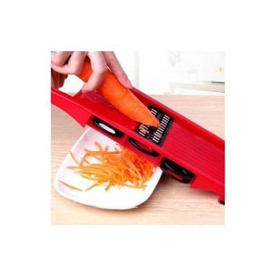 Stainless Steel Blade Vegetable Cutter And Peeler Set Red/Black 32x10x5.5centimeter