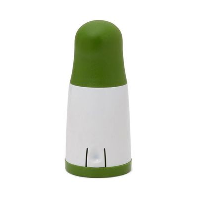 Herb Mill Grinder White/Green 7.5x17.5x7.5centimeter