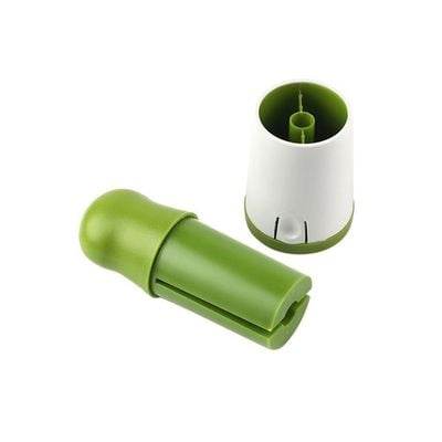 Herb Mill Grinder White/Green 7.5x17.5x7.5centimeter