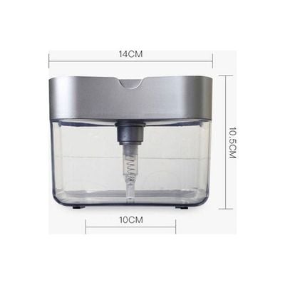 Detergent Pump Dispenser Automatic Dishwashing Kitchen Soap Dispenser Multicolour 14.5*10*13cm