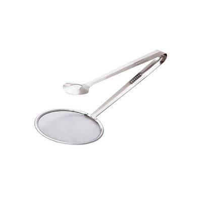 2-in-1 Colander Spoon With Clip Silver 54g 2-in-1 Colander Spoon With Clip Silver 54g