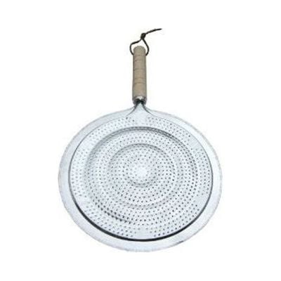 Simmermat Ring Heat Diffuser With Wooden Handle Silver