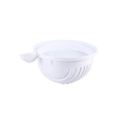 Salad Cutter Bowl White