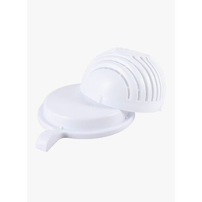 Salad Cutter Bowl White