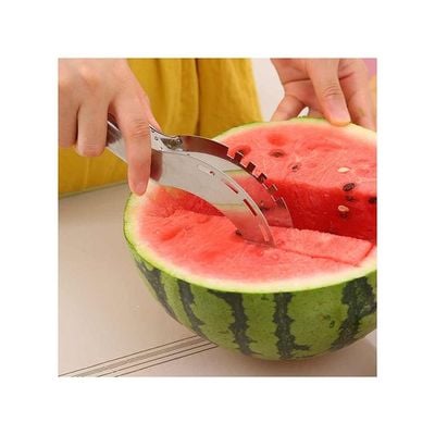 Fruit And Melon Slicer Silver 24centimeter