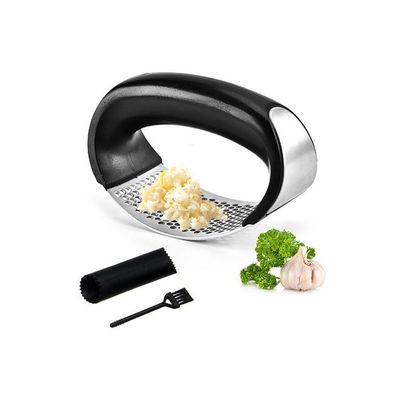 Garlic Crusher Silver/Black 10.8x5centimeter