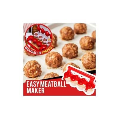 Creative Kitchen Meatball Maker Red/White