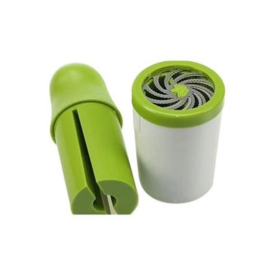 Herb Mill Grinder White/Green 7.5x17.5x7.5centimeter