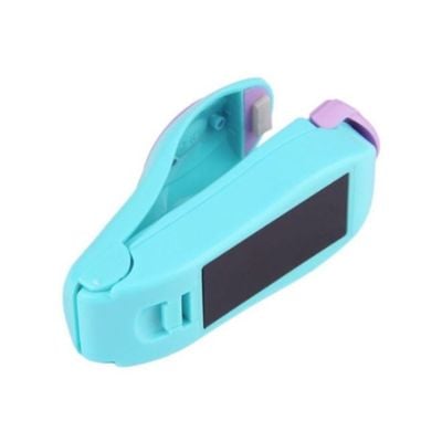 Mini Heat Sealing Machine Blue/Pink 10 x 3.5 x 4centimeter