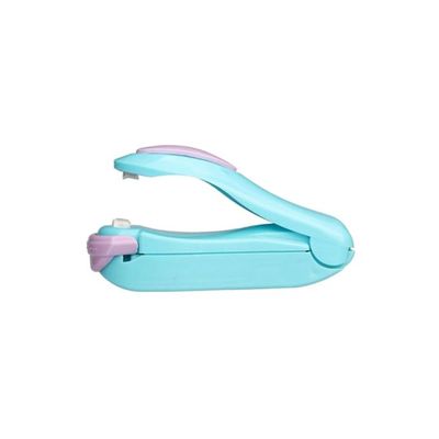 Mini Heat Sealing Machine Blue/Pink 10 x 3.5 x 4centimeter