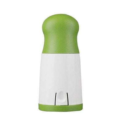 Manual Twist Herb Grinder Green/White 17.50 x 7.30 x 7.30centimeter