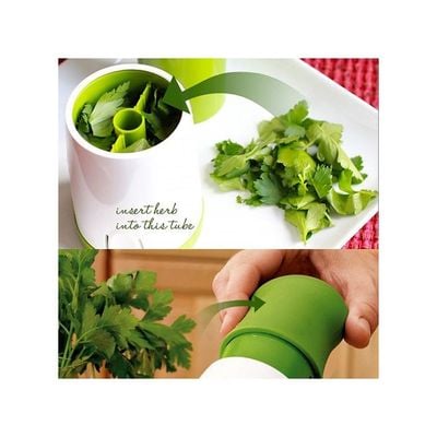 Herb Spice Grinder Green/White