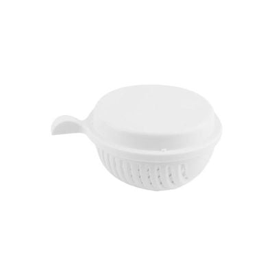 Salad Cutter Bowl White 22.5x18x10centimeter