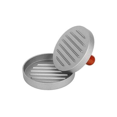 Kitchen Supply Burger Press With Handle Grey