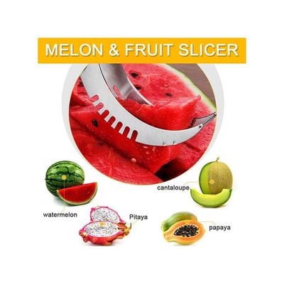 Fruit And Melon Slicer Silver 24.5centimeter