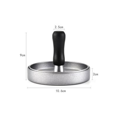 Burger Press Patty Maker Silver 9.50 x 9.50 x 0.27cm