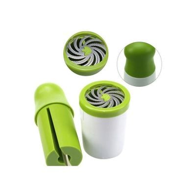 Manual Herb Grinder Green/White 17.5x7.3x7.3centimeter