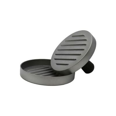 Burger Press Silver/Black