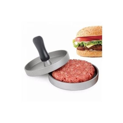 Burger Press Silver/Black