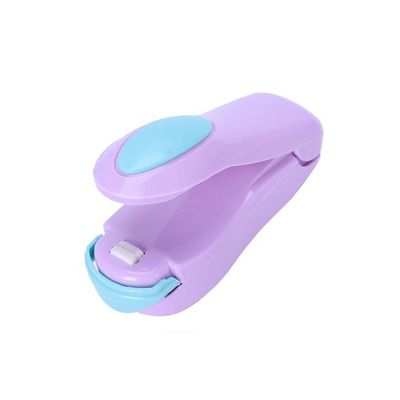 Portable Mini Heat Sealing Machine Purple/Blue 8centimeter