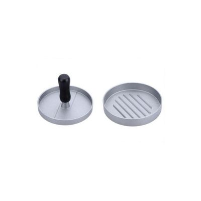 Burger And Tart Press Silver 12centimeter