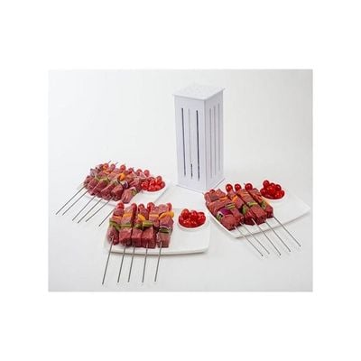 Easy Kebab Maker Brochettes Skewer Machine White 614g